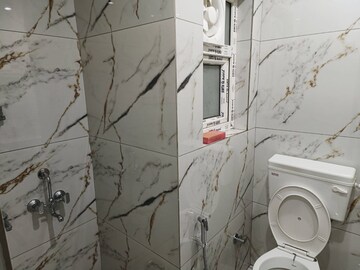 Bathroom in 2 BHK Builder Floor at Shakti Khand – for Rent