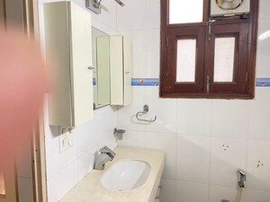 Bathroom in 3 BHK Builder Floor at Greater Kailash ii – for Rent