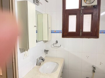 Bathroom in 3 BHK Builder Floor at Greater Kailash ii – for Rent