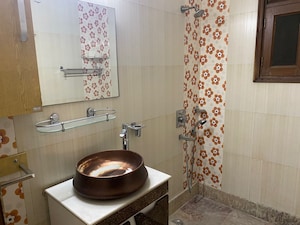 Bathroom in 3 BHK Builder Floor at Greater Kailash ii – for Rent