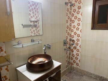 Bathroom in 3 BHK Builder Floor at Greater Kailash ii – for Rent