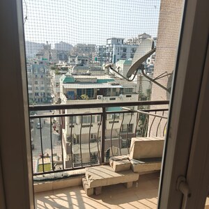 Balcony in 3 BHK Apartment at Niho Saffron Scottish Garden, Ahinsa Khand 2 – for Rent