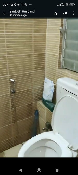 Bathroom in 2 BHK Apartment at Ozone Complex, Mira Road – for Rent