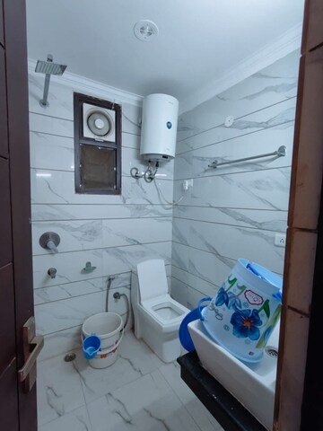Bathroom in 2 BHK Apartment at Paryavaran Complex – for Rent