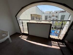 Balcony in 3.5 BHK Apartment at Vaishnavi  Orchids, Kaikondrahalli – for Rent