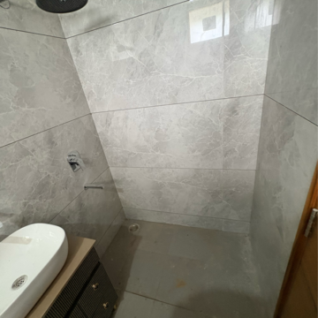 Bathroom in 3 BHK Builder Floor at Parklands, Sector 85 – for Sale