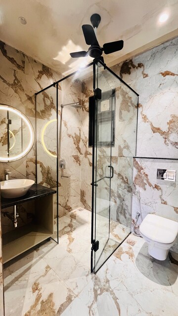 Bathroom in 4 BHK Builder Floor at Paras Trinity, Sector 63 – for Sale