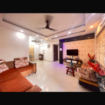 Living Room in 2 BHK Apartment at Sun City – for Sale