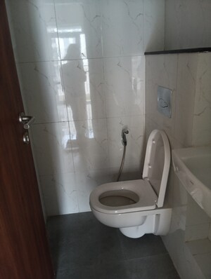 Bathroom in 1 BHK Apartment at Lodha Amara, Kolshet Road – for Rent