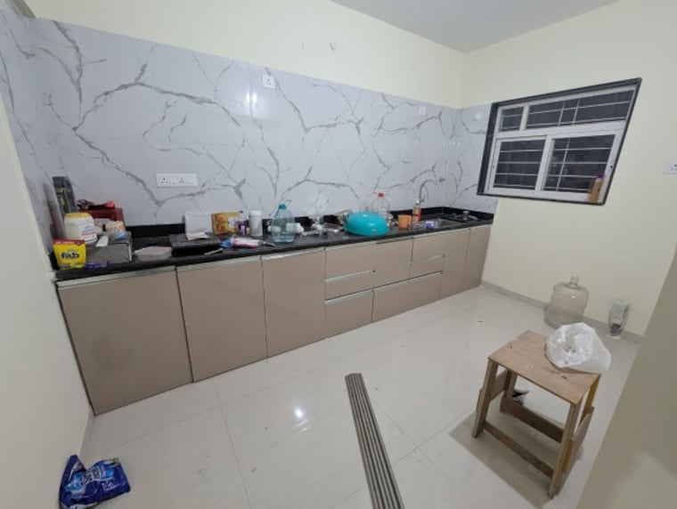 Kitchen, sukhwani-artize 2 Bedroom 1000 Sq.Ft. Apartment In Ravet Pune 9650023