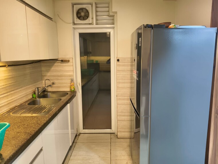 Kitchen, aba-cleo-county 3 Bedroom 1827 Sq.Ft. Apartment In Sector 121 Noida 9650001