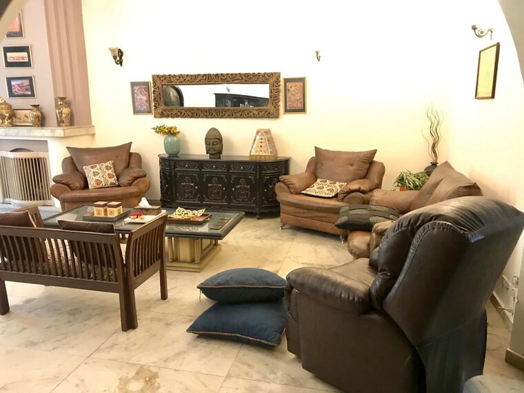 Living Room, s-27-luxury-homes 1 Bedroom 750 Sq.Ft. Builder Floor In Greater Kailash I Delhi 9650062