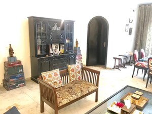 Living Room in 1 BHK Builder Floor at S 27 Luxury Homes, Greater Kailash I – for Rent