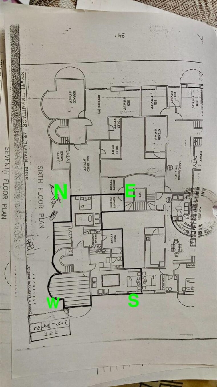 undefined, bavdhan 4 Bedroom 2807 Sq.Ft. Penthouse In Bavdhan Pune 9650223