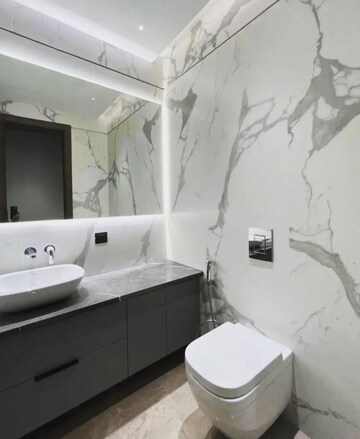 Bathroom in 3 BHK Builder Floor at Ansal API Esencia, Sector 67 – for Sale