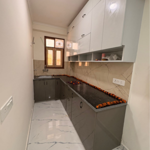 Kitchen in 2 BHK Builder Floor at Chattarpur – for Rent