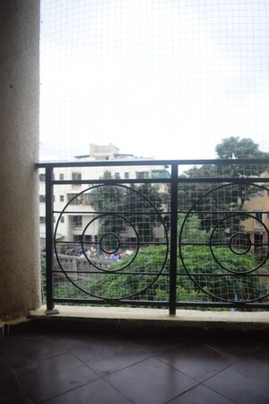 Balcony in 2 BHK Apartment at Bramha Skycity Apartment, Dhanori – for Sale