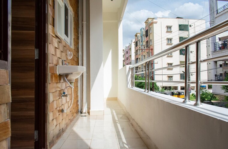 Balcony, chanda nagar 2 Bedroom 1005 Sq.Ft. Apartment In Chanda Nagar Hyderabad 9651010