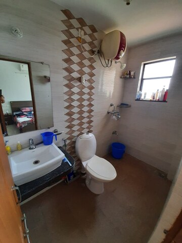 Bathroom in 2 BHK Apartment at Porvorim – for Rent