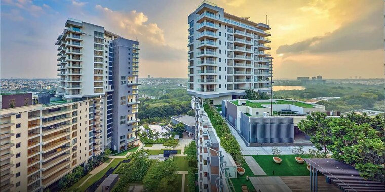Exterior View, embassy-lake-terrace 3 Bedroom 3900 Sq.Ft. Apartment In Hebbal Bangalore 9651227