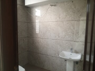 Bathroom in 3 BHK Builder Floor at Ansal Sushant Lok I, Sector 43 – for Rent