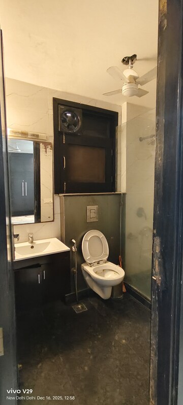 Bathroom in 3 BHK Builder Floor at S 27 Luxury Homes, Greater Kailash I – for Rent