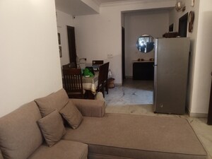 Living Room in 3 BHK Builder Floor at Ansal Sushant Lok I, Sector 43 – for Rent