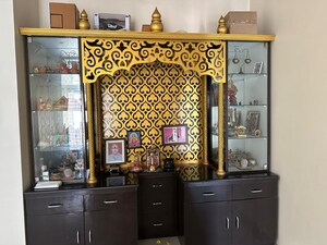 Living Room in 2 BHK Apartment at Acme Ozone, Manpada – for Rent