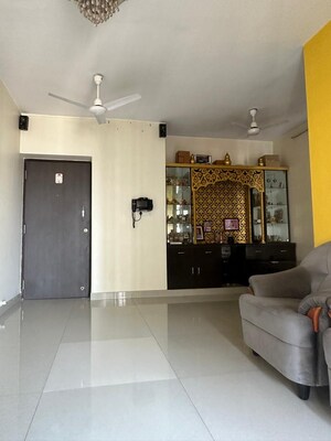 Living Room in 2 BHK Apartment at Acme Ozone, Manpada – for Rent