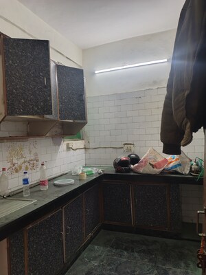 Kitchen in 2 BHK Builder Floor at Malviya Nagar – for Rent