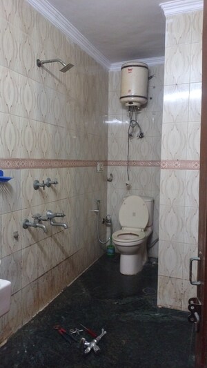 Bathroom in 2 BHK Builder Floor at Malviya Nagar – for Rent