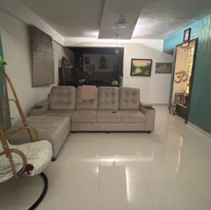 Living Room in 2 BHK Apartment at NR Windgates, Chokkanahalli – for Rent