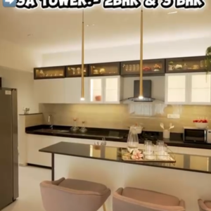 Kitchen in 3 BHK Apartment at Kalpataru Blossoms, Manik Baug – for Sale