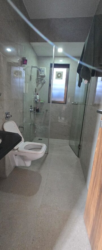 Bathroom in 3 BHK Apartment at KM Mid Summer CHS, Santacruz West – for Rent