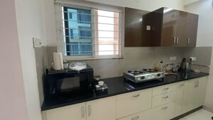 Kitchen in 2.5 BHK Apartment at Aparna Sarovar Zenith, Nallagandla – for Rent