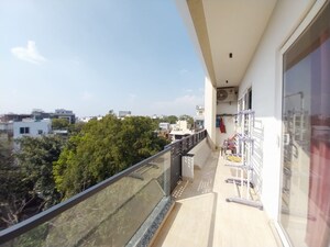 Balcony in 4 BHK Builder Floor at Sushant Lok I – for Sale