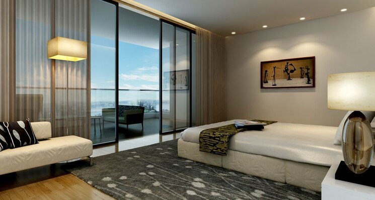 Bedroom, embassy-lake-terrace 4 Bedroom 4782 Sq.Ft. Apartment In Hebbal Bangalore 9651905