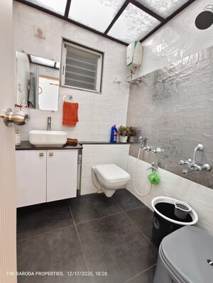 Bathroom in 3 BHK Penthouse at Gotri Road – for Sale