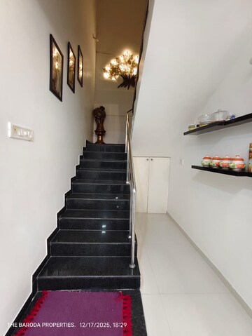 Staircase in 3 BHK Penthouse at Gotri Road – for Sale
