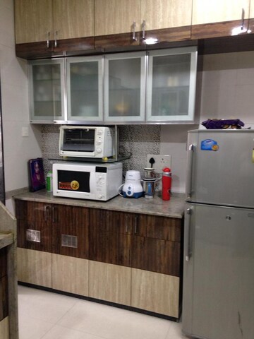 Kitchen in 3 BHK Apartment at Madhav Nagar – for Sale