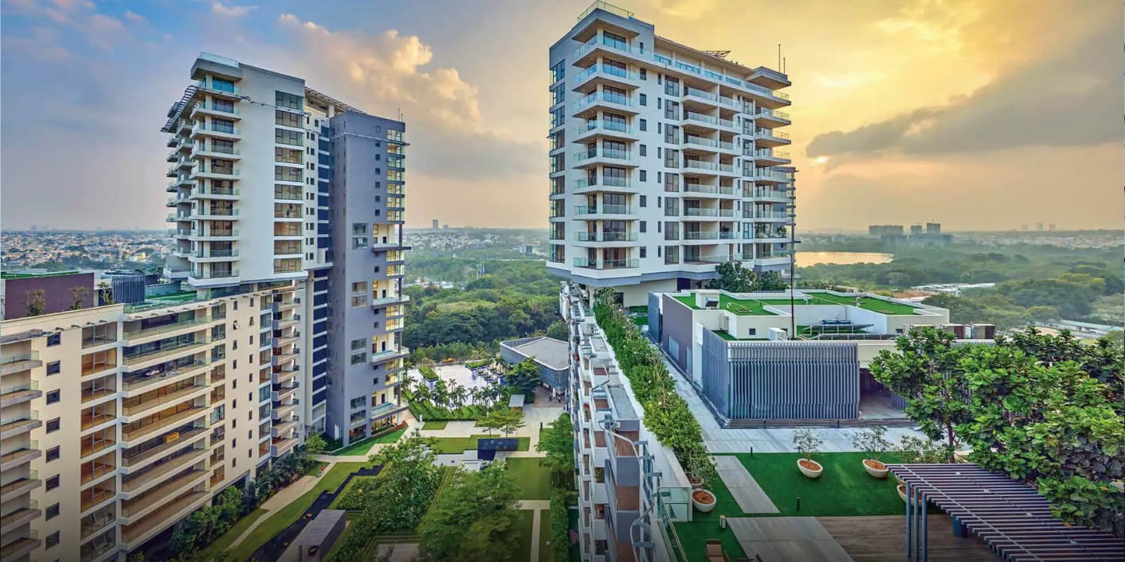 3 BHK + Servant Room Apartment For Sale in Embassy Lake Terrace