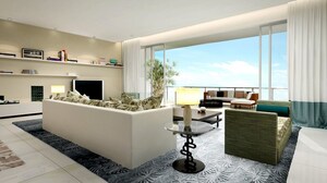 Team Area in 3 BHK Apartment at Embassy Lake Terrace, Hebbal – for Sale