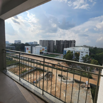 Balcony in 3 BHK Apartment at Pride Pegasus, Visthar – for Rent