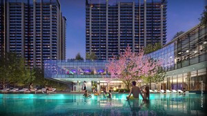 Swimming Pool in 2.5 BHK Apartment at M3M Golf Hills, Sector 79 – for Sale