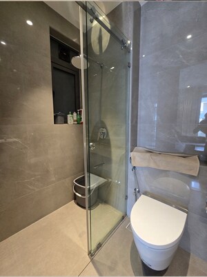 Bathroom in 3 BHK Apartment at Ekta Verve, Khar West – for Sale