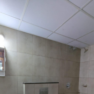 Bathroom in 3 BHK Apartment at Vajram Newtown, Thanisandra Main Road – for Rent