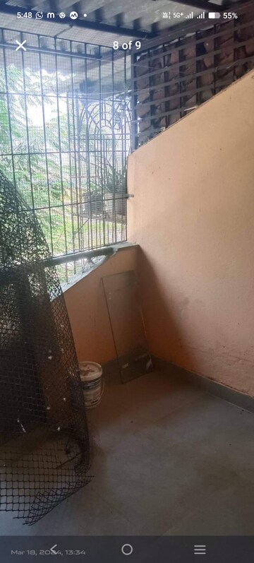 Balcony in 2 BHK Apartment at Ratnadeep CHS Vasai, Vasai West – for Rent