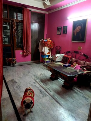 Living Room in 3 BHK Builder Floor at Palam Extension – for Rent