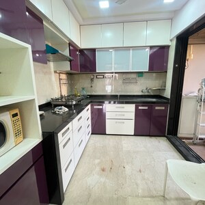 Kitchen in 3 BHK Apartment at Kanakia Space Samarpan Exotica, Magathane – for Rent