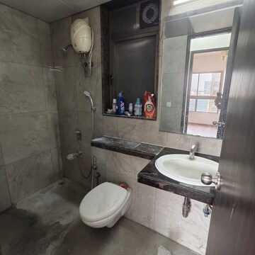Bathroom in 2 BHK Apartment at L&T Emerald Isle, Budhia Jadhav Wadi – for Rent